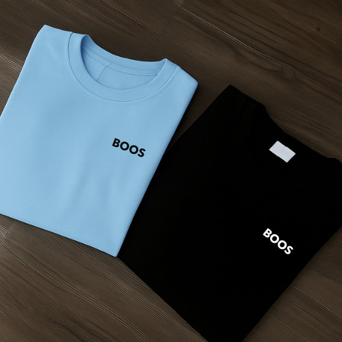 Kit 2 Camisetas Masculinas Estampadas Bo.o Algodão Premium Fio 30.1, Casual e Confortáveis em Oferta na Shopee