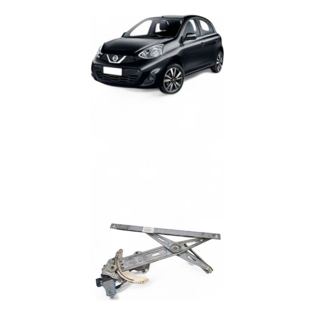 Máquina Vidro Dianteira Direita Nissan March 2020
