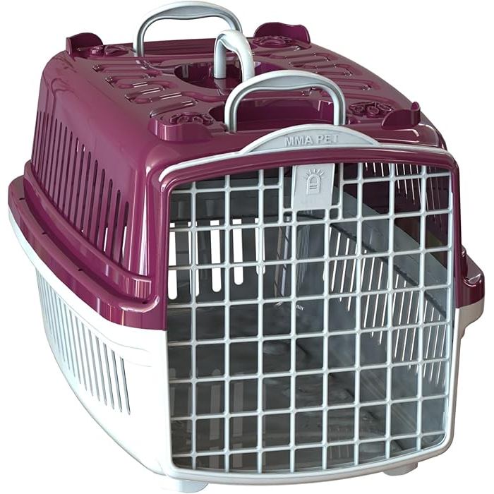 Caixa Transporte MMA Nº04  Cães Até 18Kg - Vinho