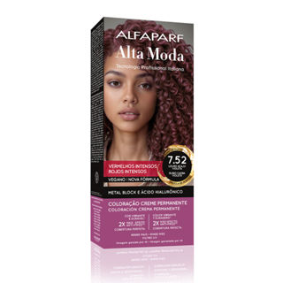 Tintura Alta Moda Louro Acaju Violeta 7.52 em Oferta na Shopee