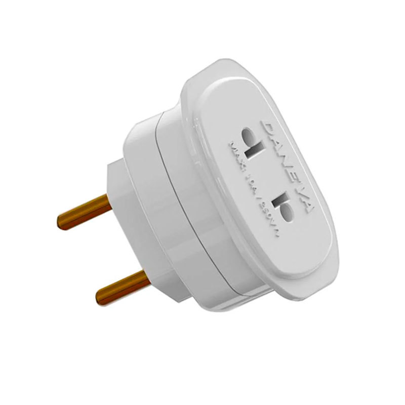 Adaptador universal 2P 10A/250V DN1659 Daneva em Oferta na Shopee