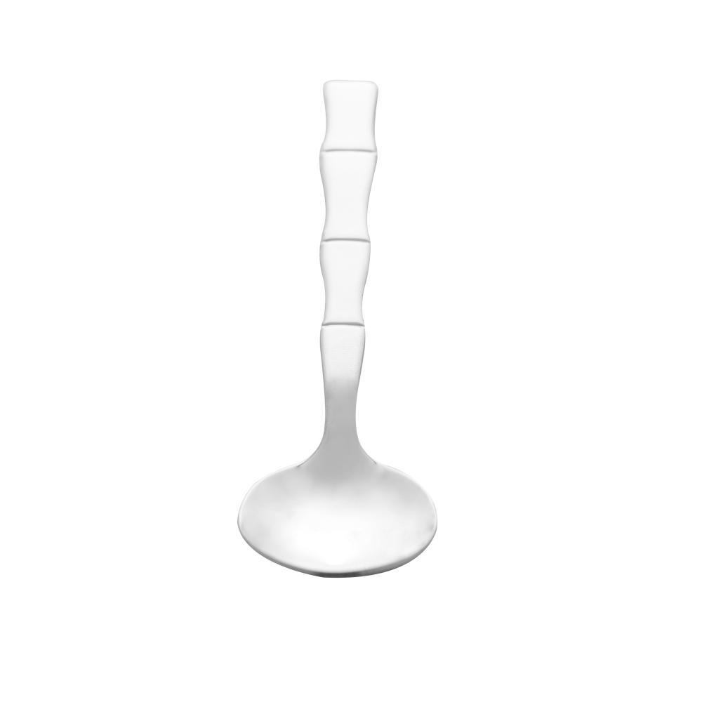 6 Colheres para Sobremesa Lyor Bambu Elegant de Aço Inox
