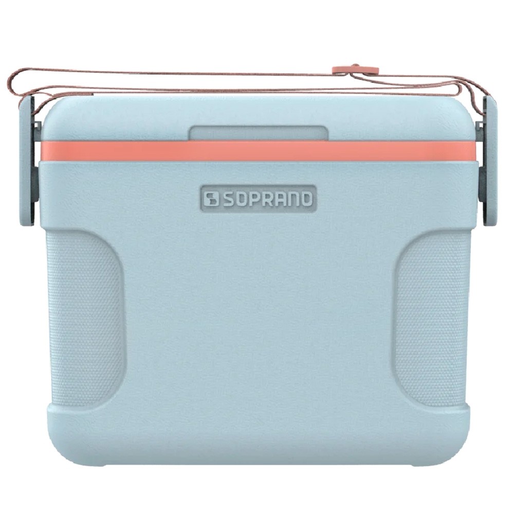 Caixa Térmica Everest 8 Litros Azul / Laranja - Soprano