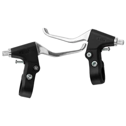 Manete de Alumínio/Nylon Par de Maçaneta de Freio Bicicleta Para Bike Aro 20', 24' e 26'