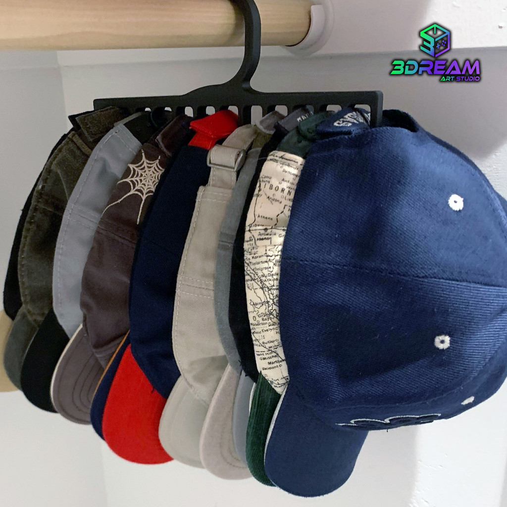 Suporte Cabide para Bonés Organizador para Pendurar Bonés Chapeu Multiuso em Oferta na Shopee