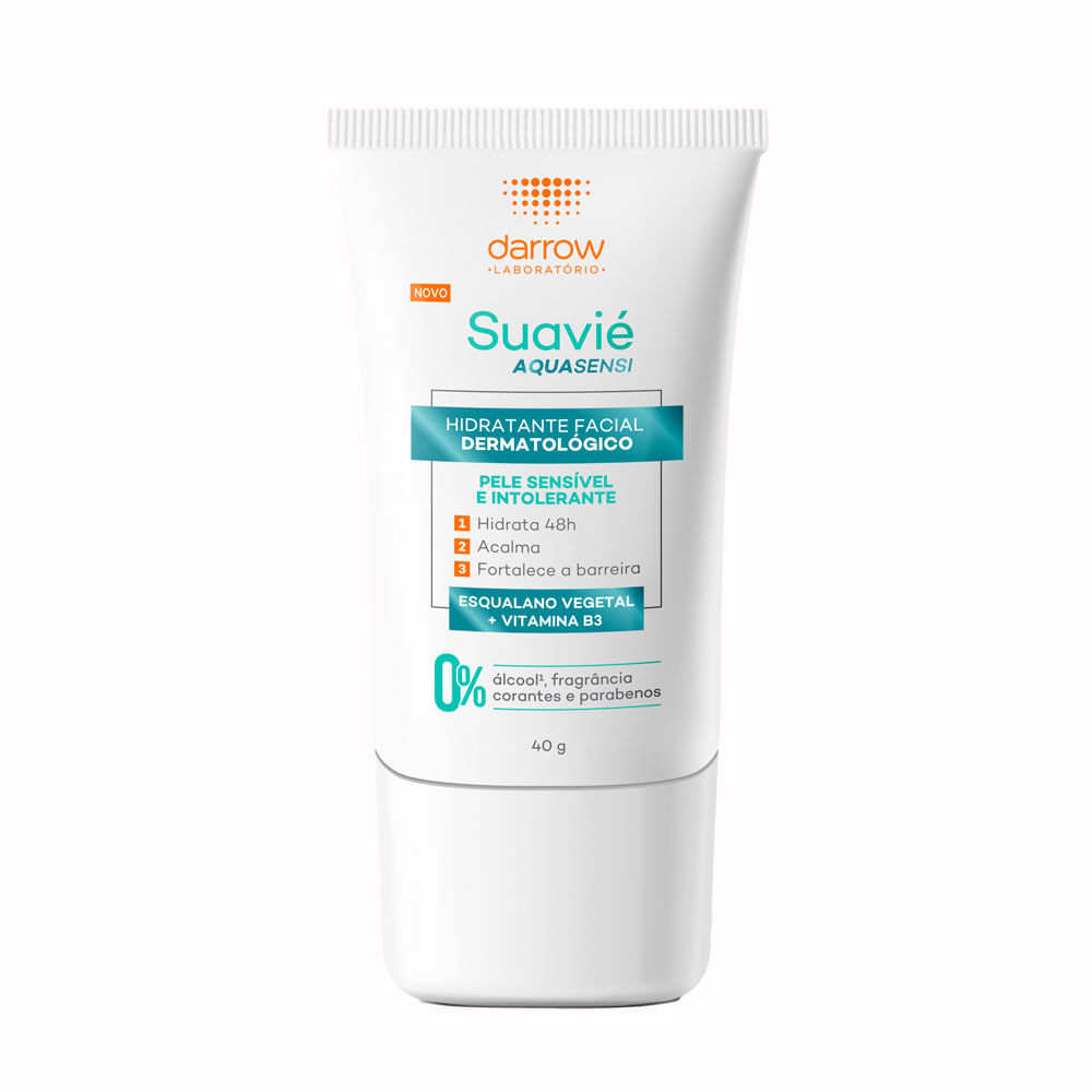 Hidratante Facial Suavié Aquasensi Pele Sensível e Intolerante 40g em Oferta na Shopee