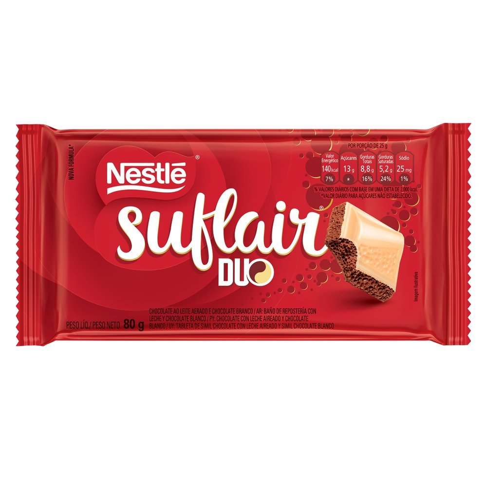 Chocolate Nestlé Suflair Duo 80g