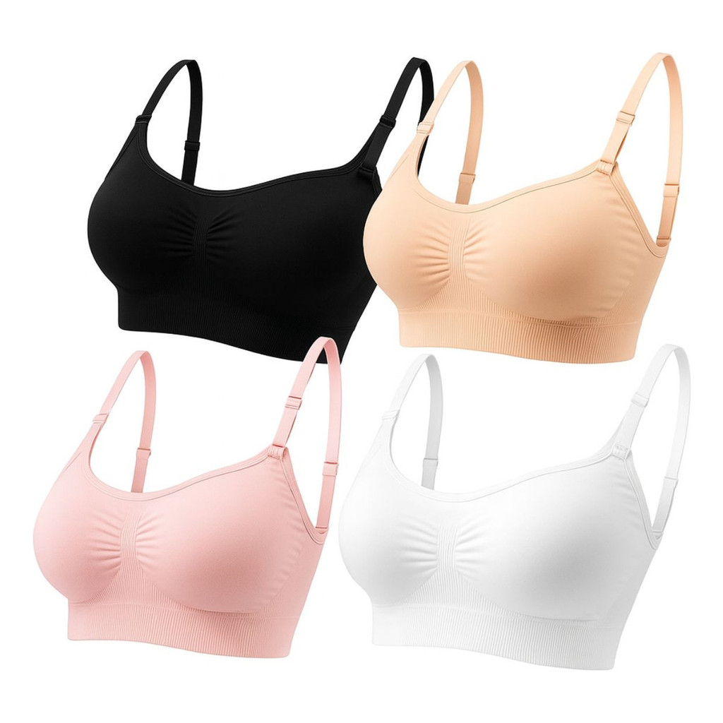 Kit 4 Top Sutiã Sensual e Confortável Com Alça Ajustável Premium