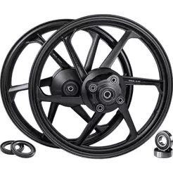 Rodas Liga Leve CG 125 Titan/Fan 2000 Até 2008 Freio A Tambor Modelo 6 Pontas (PAR)