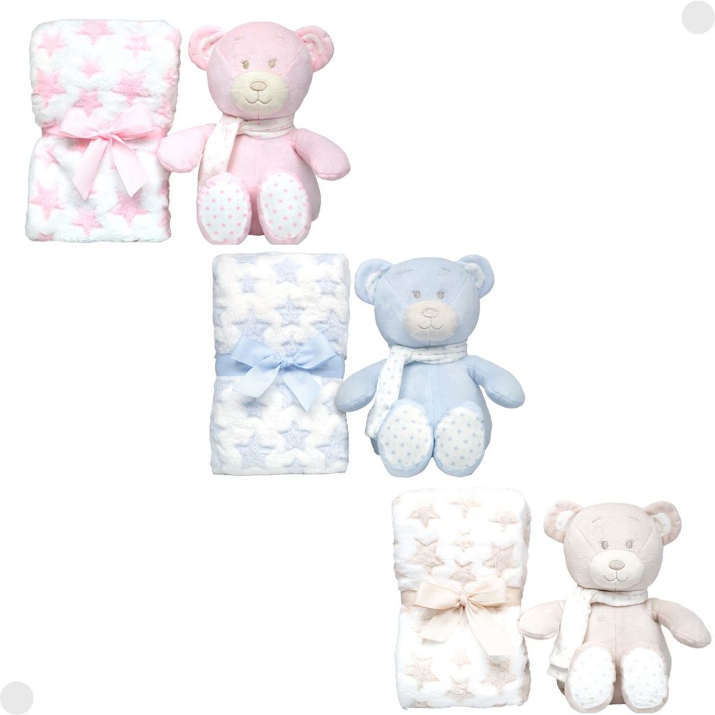 Kit Soninho Ursinho com Mantinha Infantil - Buba em Oferta na Shopee