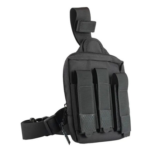 Embornal Bolsa Perna Com Porta Faca Fox Boy Segurança Preto
