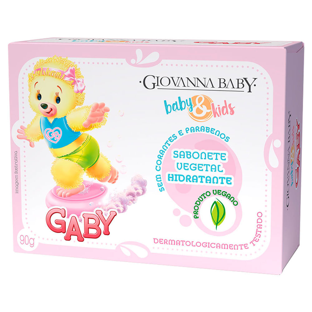 Sabonete Vegetal em Barra Giovanna Baby e Kids Hidratante Gaby 90g em Oferta na Shopee