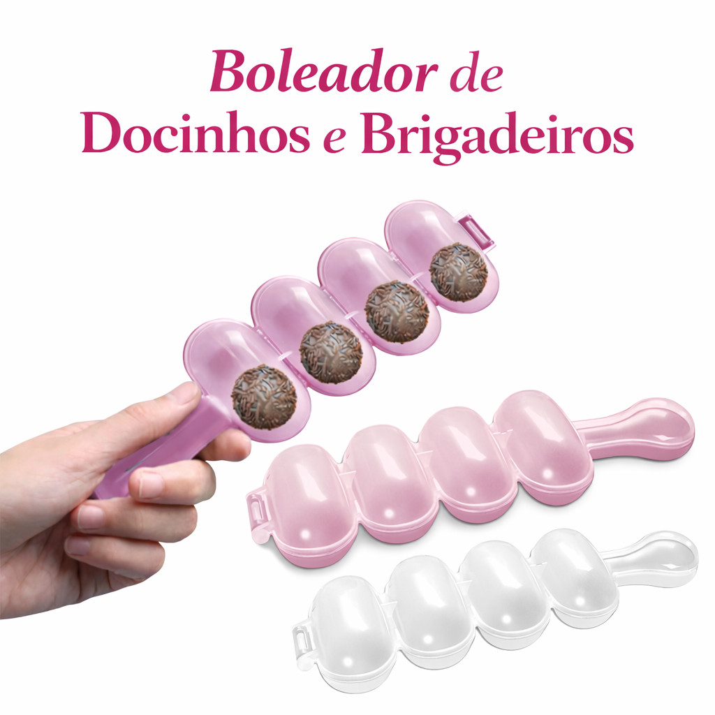 Boleador de Brigadeiro Docinhos Beijinho Enrolador Modelador Fácil e Prático Confeitaria Cor Sortida em Oferta na Shopee