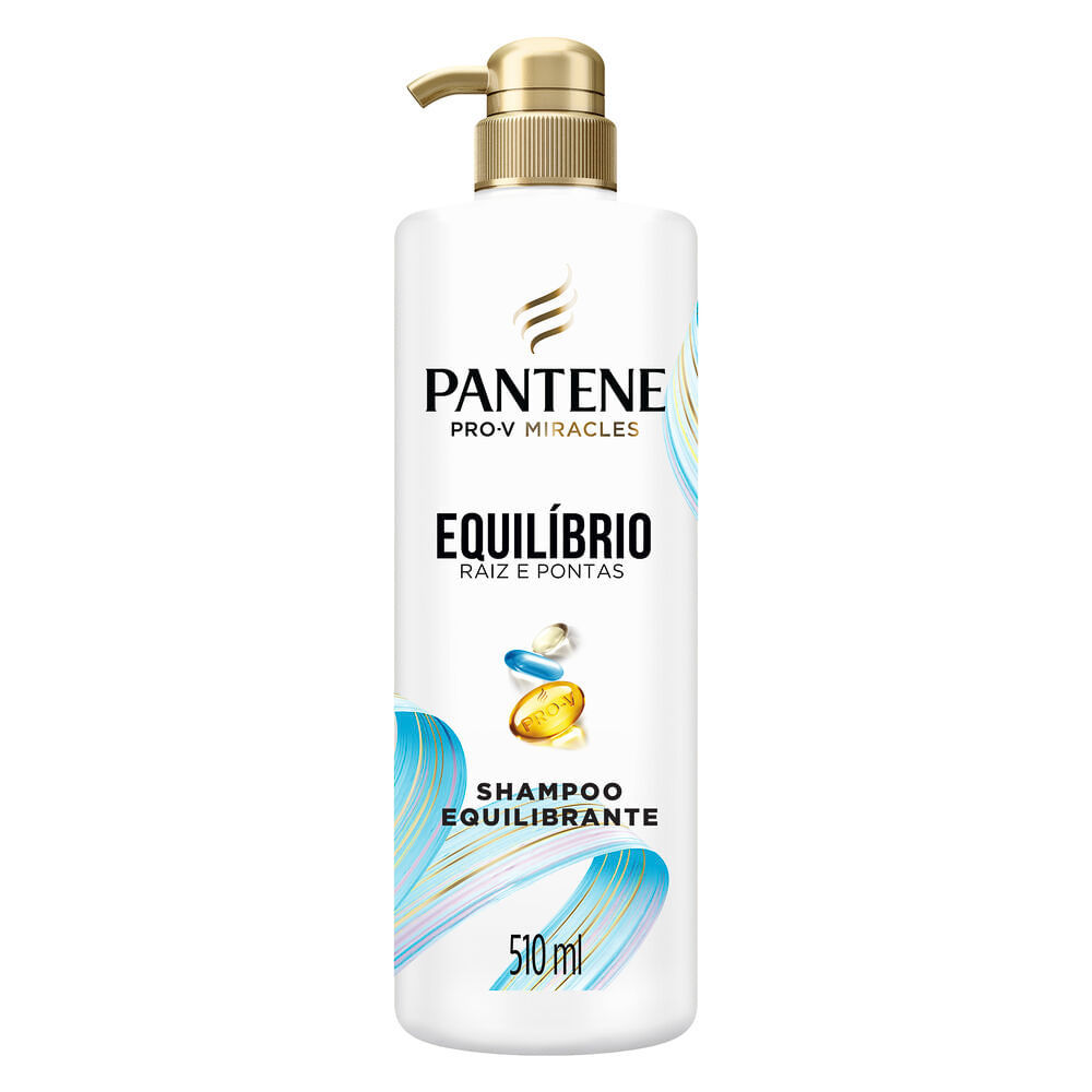 Shampoo Pantene Pro-V Miracles Equilibrio Raiz e Pontas 510ml em Oferta na Shopee