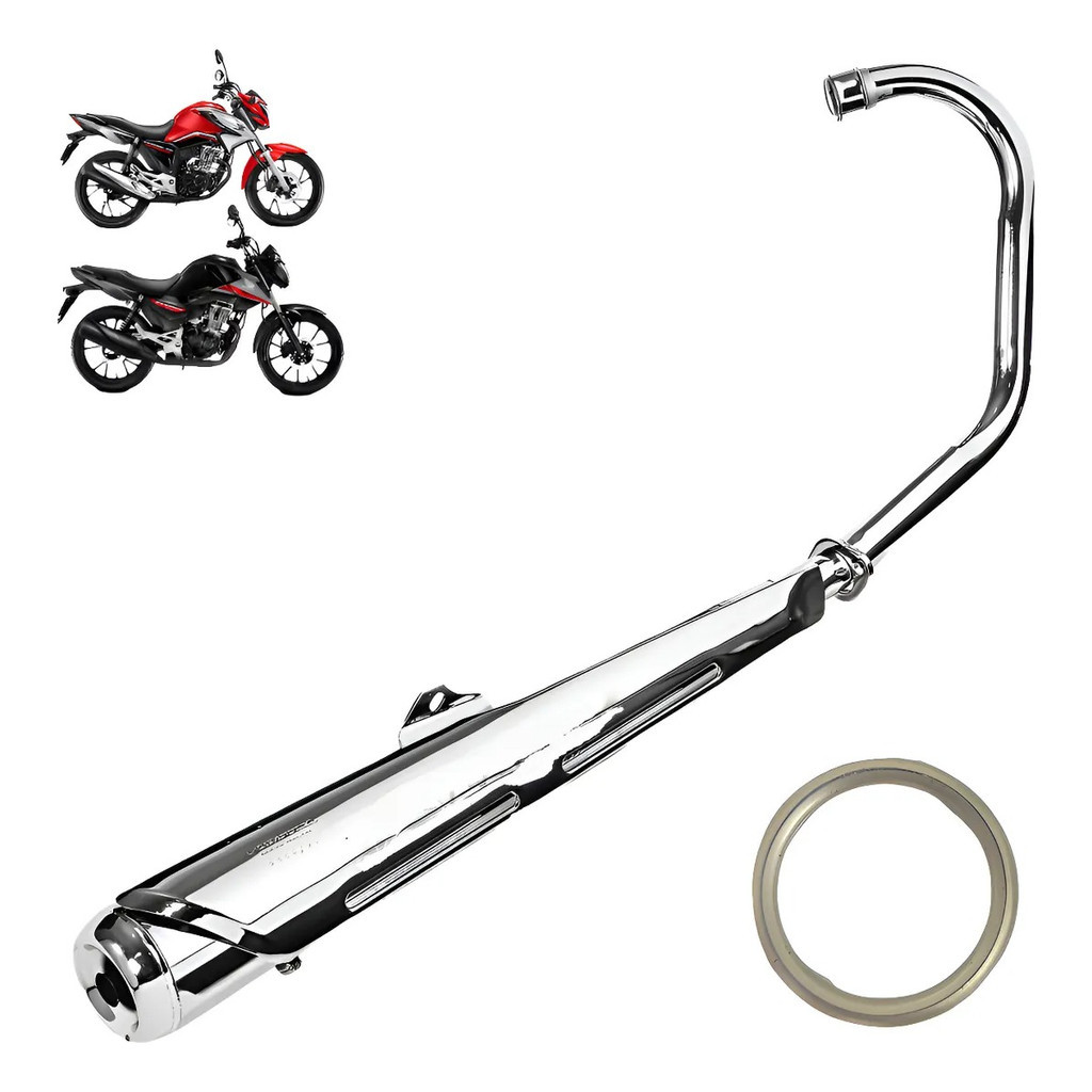 Escapamento Mini Turuna Titan Fan Start 160 C/protetor 2025