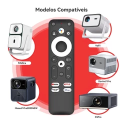 Wanbo Projetor Controle Remoto IR+Bluetooth Para T2 Ultra/Vali 1/X5 Pro/Mozart1Pro 2025NEW Google Assistente