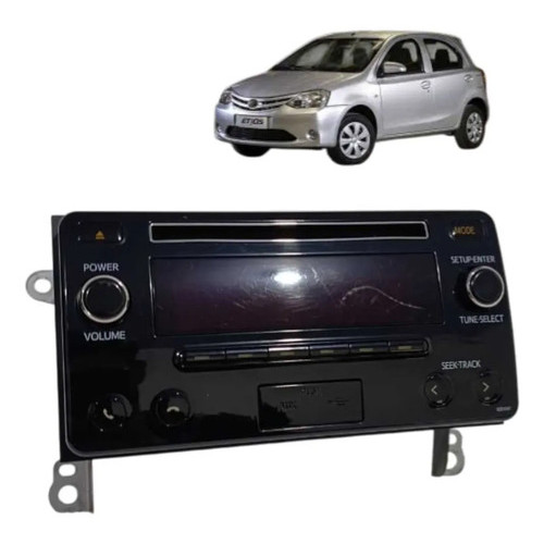 Central Multimidia Original Toyota Etios 2014 Preto