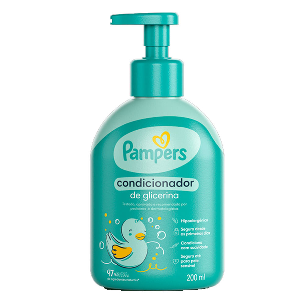 Condicionador de Glicerina Pampers 200ml em Oferta na Shopee