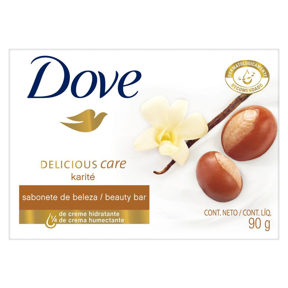 Sabonete em Barra Dove Delicious Care Karité 90g em Oferta na Shopee