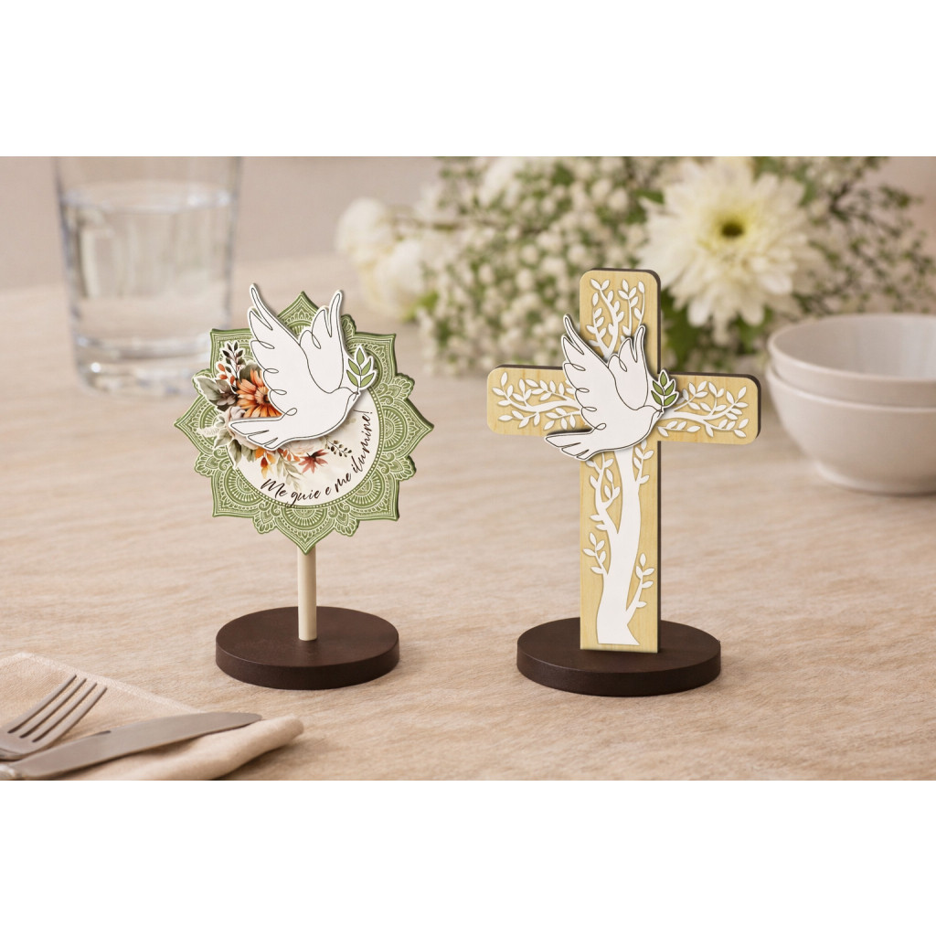 Decoração de Mesa com Pedestal - 2 Modelos - Espirito Santo