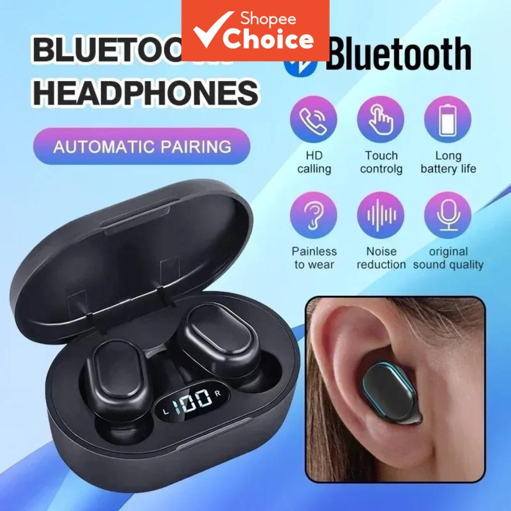  Fone de Ouvido Bluetooth Sem Fio New Air A6S TWS com Microfone, Fones de Ouvido para iPhone Samsung Huawei, Fones de