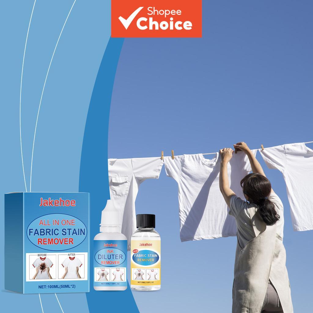 JAKEHOE Tudo-Em-Um Removedor De Manchas De Tecido Cuidados Roupas Remoção De Graxa Limpa Limpeza Suave Proteção De Cor O