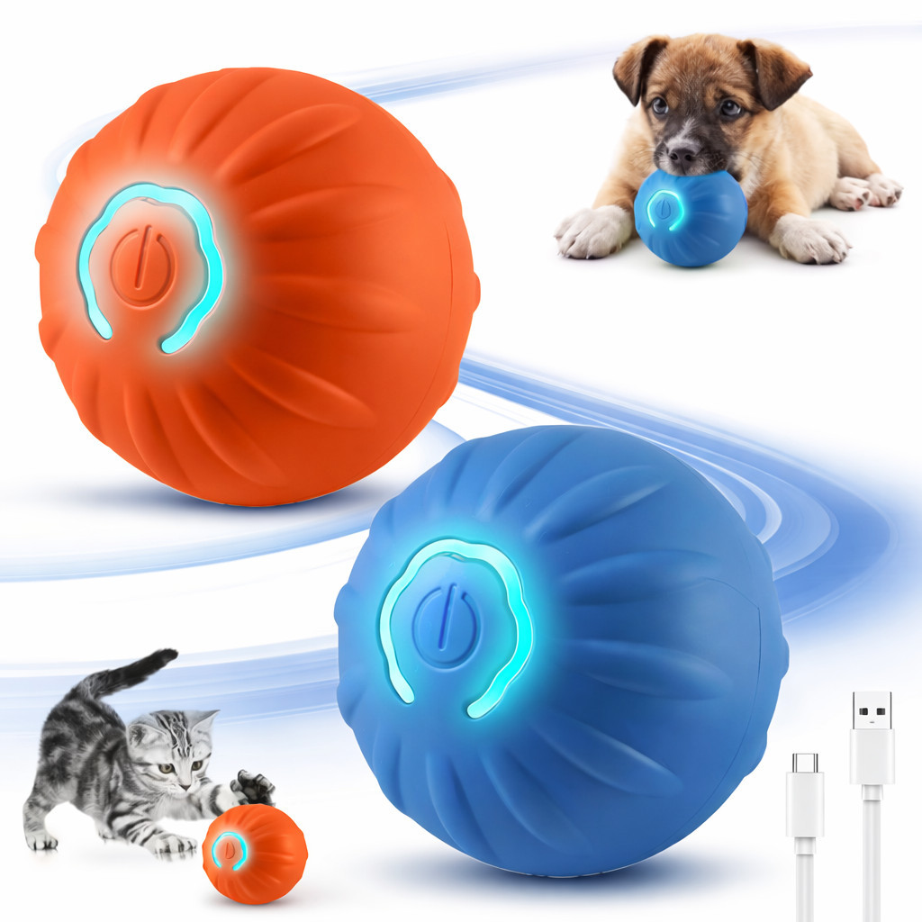 Brinquedo Inteligente para Cachorro Bola Automática Interativa que se Move Sozinha
