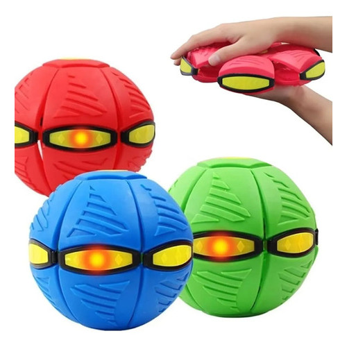 Bola Mágica Disco Voador Bola Maluca Voadora Ufo Grande Vermelho