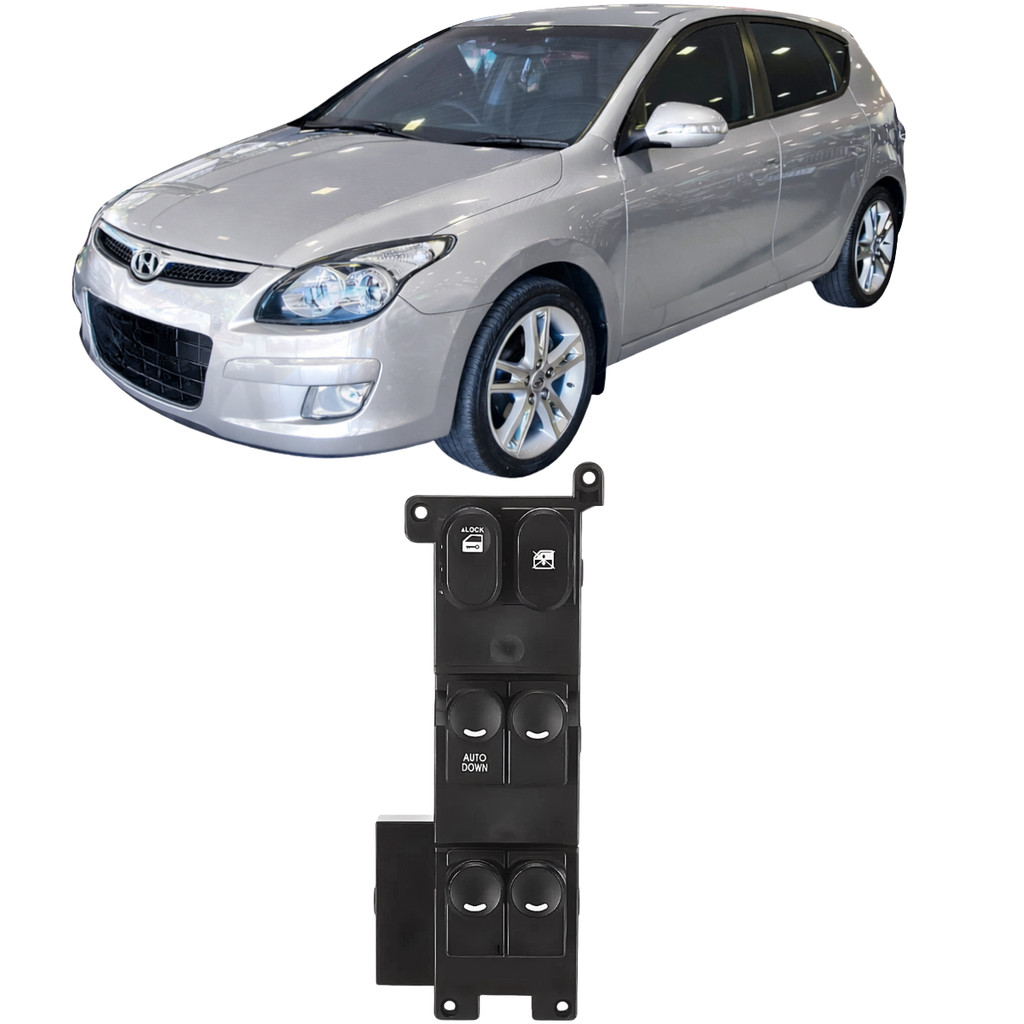 Botão Vidro Elétrico Hyundai I30 2009 Até 2012 Quadruplo