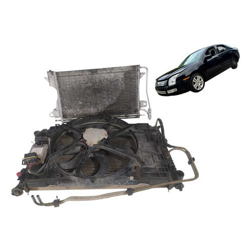 Kit Radiador Condensador Defletor E Modulo Ford Fusion 06/09