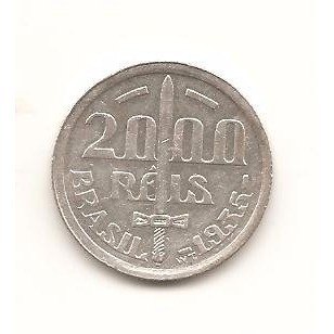 Brasil Moeda De Prata 2000 Dois Mil Réis 1935 Duque Caxias