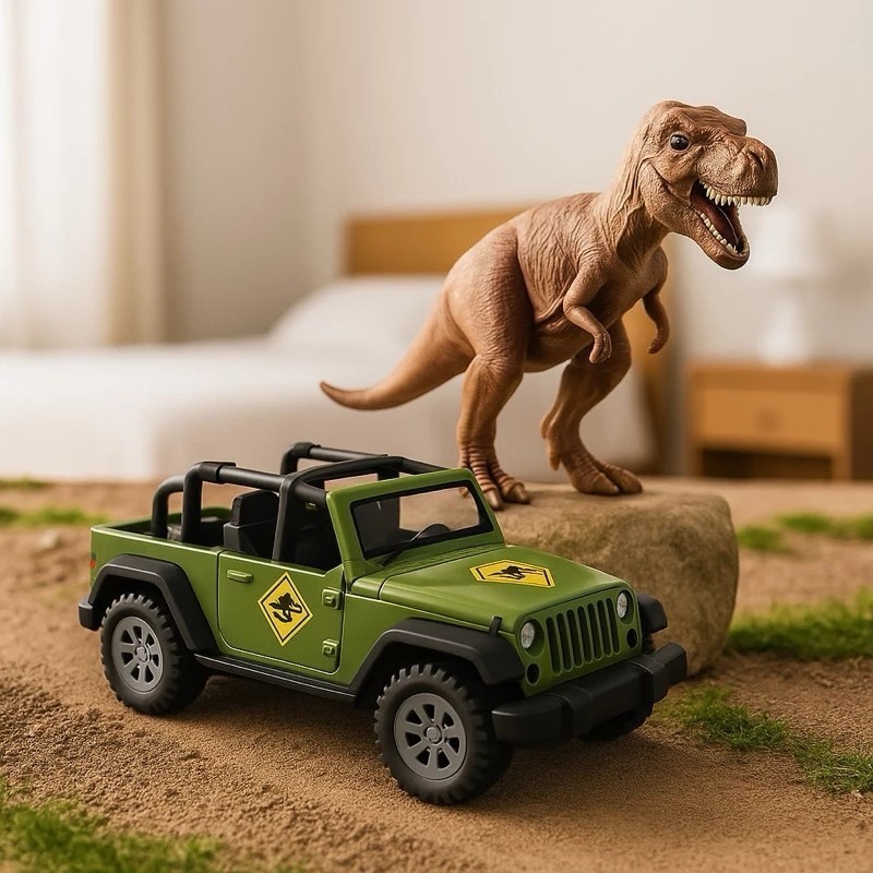 Brinquedo Carrinho Tiranossauro Interativo Veículo Dinossauro Aventura Criança Achadinhos