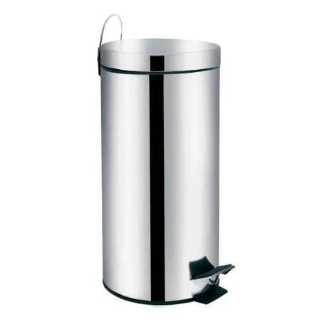 Lixeira Grande  Inox 30/20/12 Litros Inox Ágata Mor