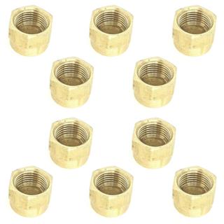 Kit 10 Unidades Porca Ar Condicionado Para Flange 3/8 Latão em Oferta na Shopee