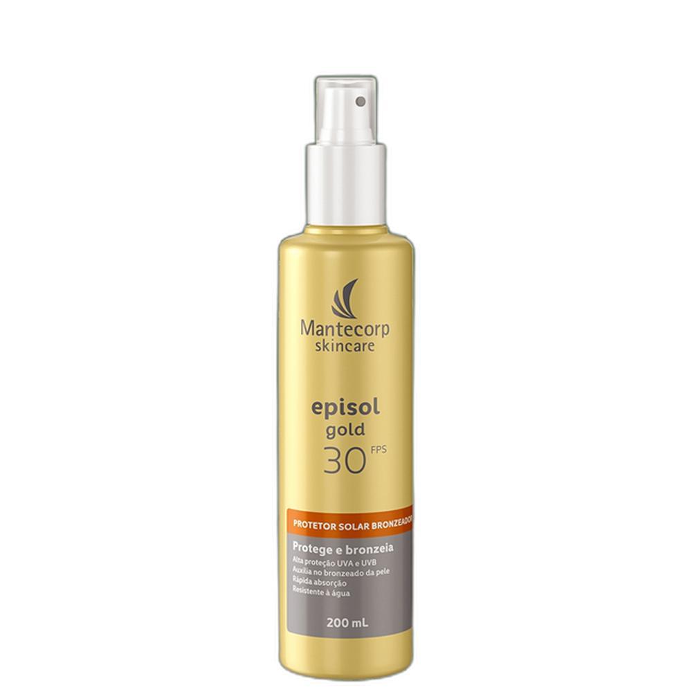 Mantecorp Episol Gold 30FPS - Protetor Solar Bronzeador 200ml