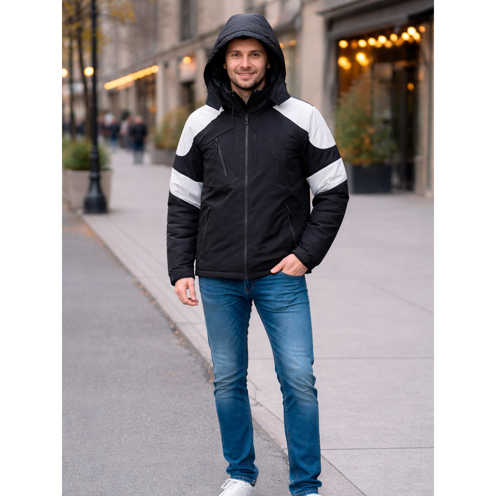 Jaqueta Forrada Corta Vento Unissex | Com Capuz e Zíper | Moda Inverno Masculina Feminina Confortável e Moderna