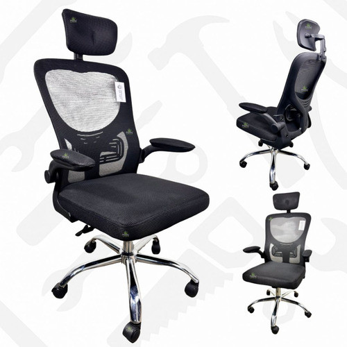 Cadeira Escritório Ergonomica 360 Business Encosto De Cabeça