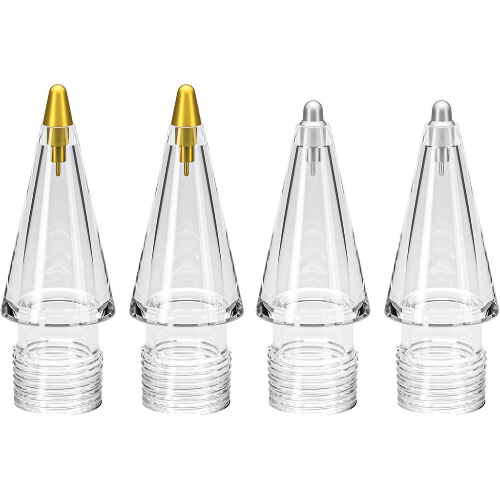 Pacote com 4 Pontas de Substituição para Apple Pencil Pro/2ª Geração/1ª Geração/