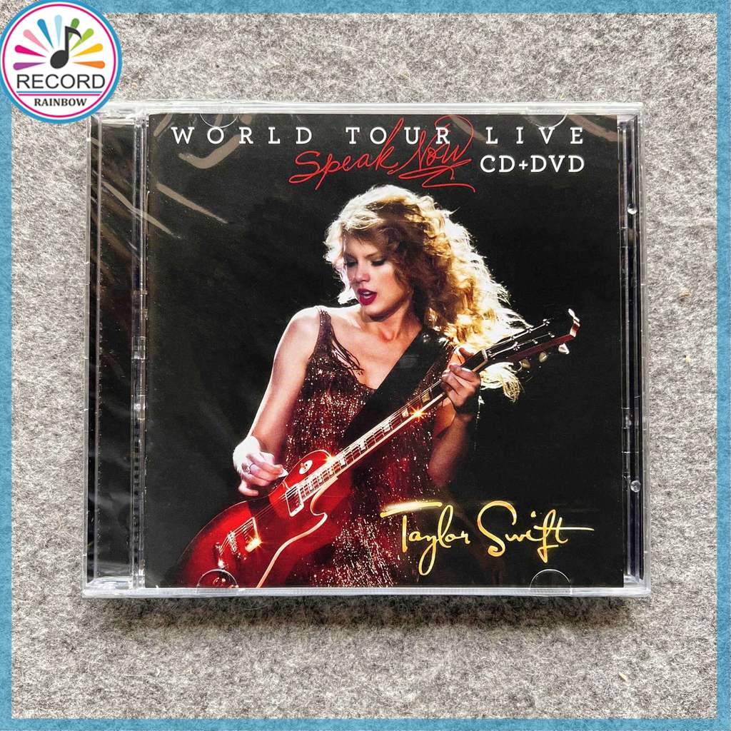 Taylor Swift Speak Now World Tour Live CD+DVD Original Album Lacrado Brand New BRST