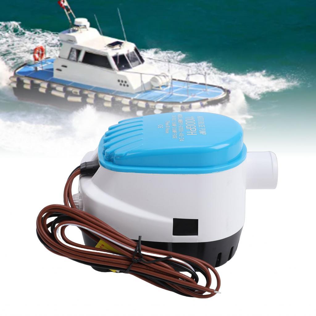 3clife-BR Bomba de esgoto marinho 24V 1100GPH Água submersível automática para barco com interruptor flutuante 1-1/8in