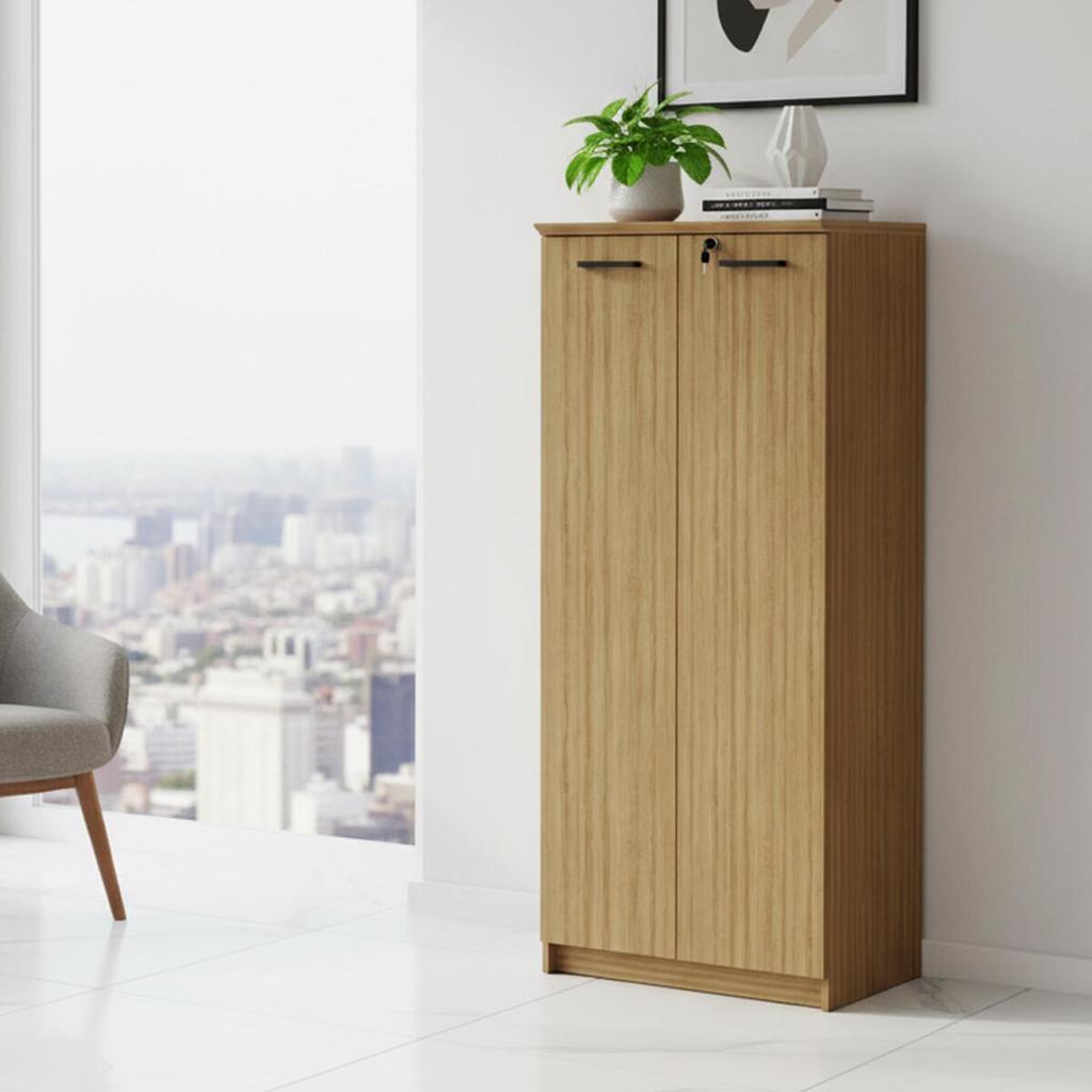Armário de Escritório 2 Portas com Chave 70cm Multimóveis CR25345