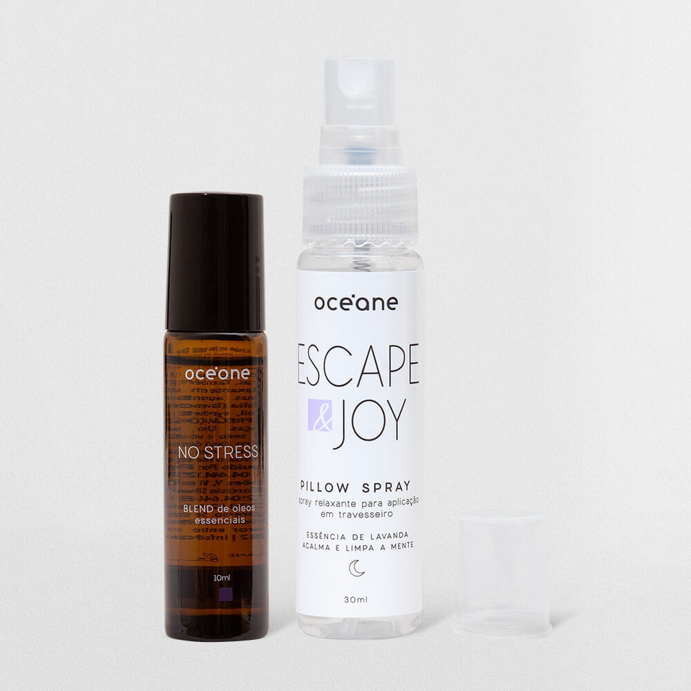 Kit Spray Relaxante para Travesseiro + Blend de Óleos (2 Produtos)