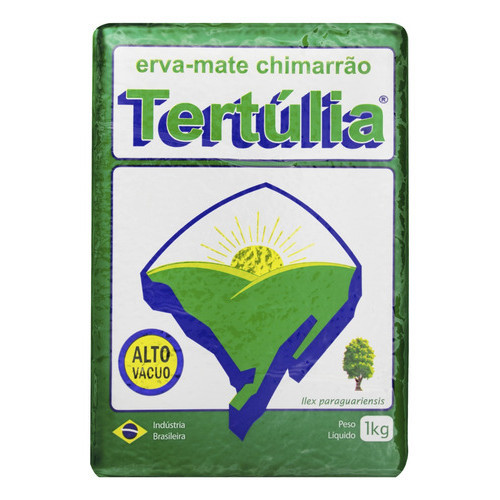 Erva-mate Tertúlia Chimarrão Alto Vácuo Sem Glúten 1kg