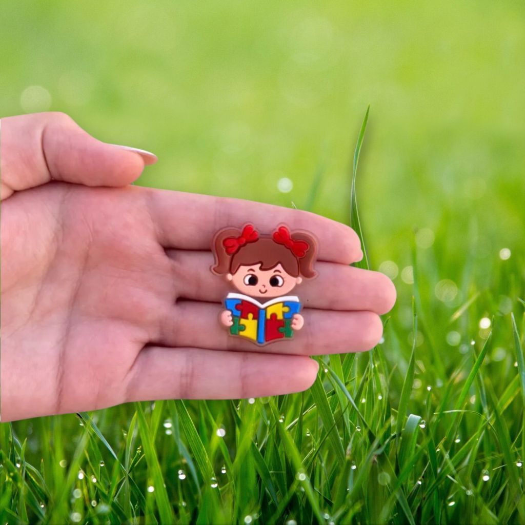 Aplique Infantil Emborrachado Menina Aluna Autismo Laços Tiaras Prendedores Artesanato DIY