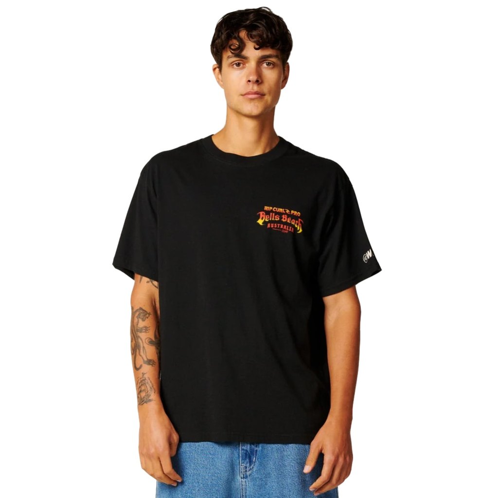 Camiseta Rip Curl Bells Beach Pro Event Black Importada