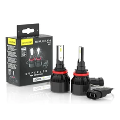 Kit 2 Lâmpada Super Led 12v Csp 6000k H8/h9/h11/h16 Pgj19-3