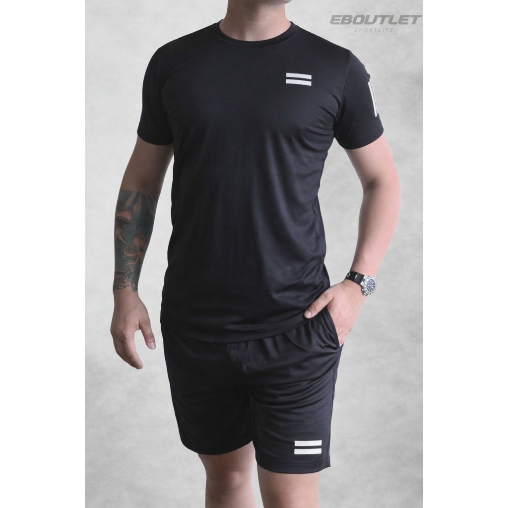 Kit Conjunto de Academia Masculino Dry Fit Short +Camisa Malhação Futebol oferta