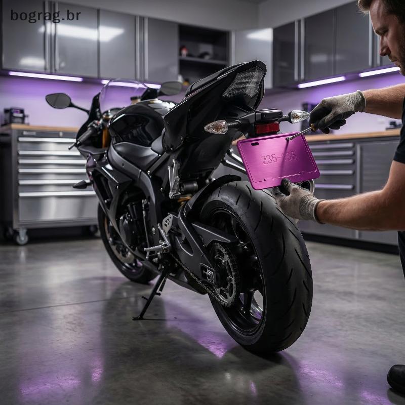 bograg Capa Universal De Liga De Alumínio Para Placa De Motocicleta , À Prova De Ferrugem , Lavável , Durável Scooter , 