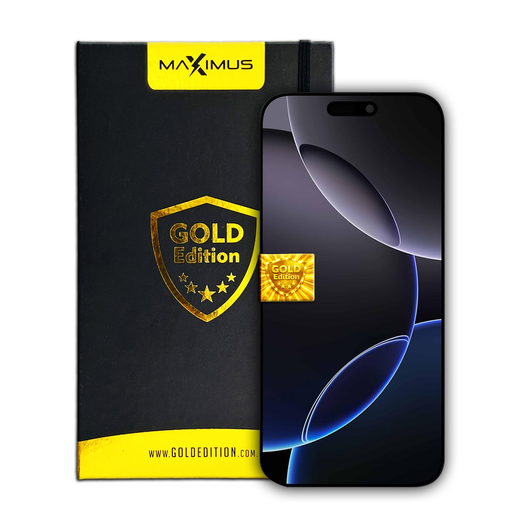 Tela Display Frontal Gold Edition Para iPhone 16 Pro OLED C/ Ci Removível