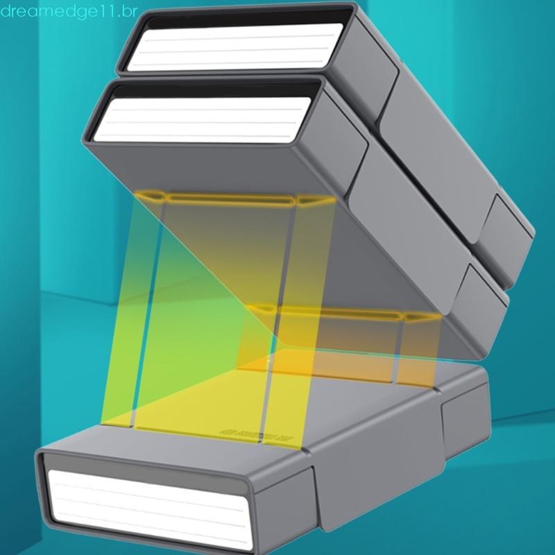dreamedge11 ABS Caixa Organizadora Disco Rígido Suporta 4x2 5 Polegadas 1x3 Estojo Transporte Adequado Para